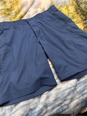 Under Armour Men's Navy Striped Swim Shorts